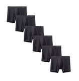 6-Pack Men’s Solid Color Boxer Briefs – Sexy, High-Quality Polyester Trunks