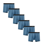 6-Pack Men’s Solid Color Boxer Briefs – Sexy, High-Quality Polyester Trunks
