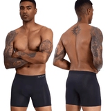 6-Pack Men’s Solid Color Boxer Briefs – Sexy, High-Quality Polyester Trunks