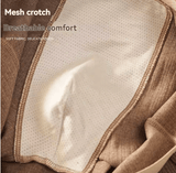 3-Pack Men’s Cotton Boxer Briefs – Breathable, Soft, Mesh Crotch & Striped Design