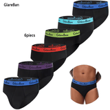 6-Pack Men’s Fashion Boxer Briefs – Luxury Brand-Style Underwear Set
