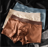 Men’s Seamless Ice Silk Boxer Briefs – Ultra-Thin, Smooth & Breathable Summer Underwear