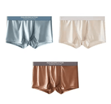 Men’s Seamless Ice Silk Boxer Briefs – Ultra-Thin, Smooth & Breathable Summer Underwear