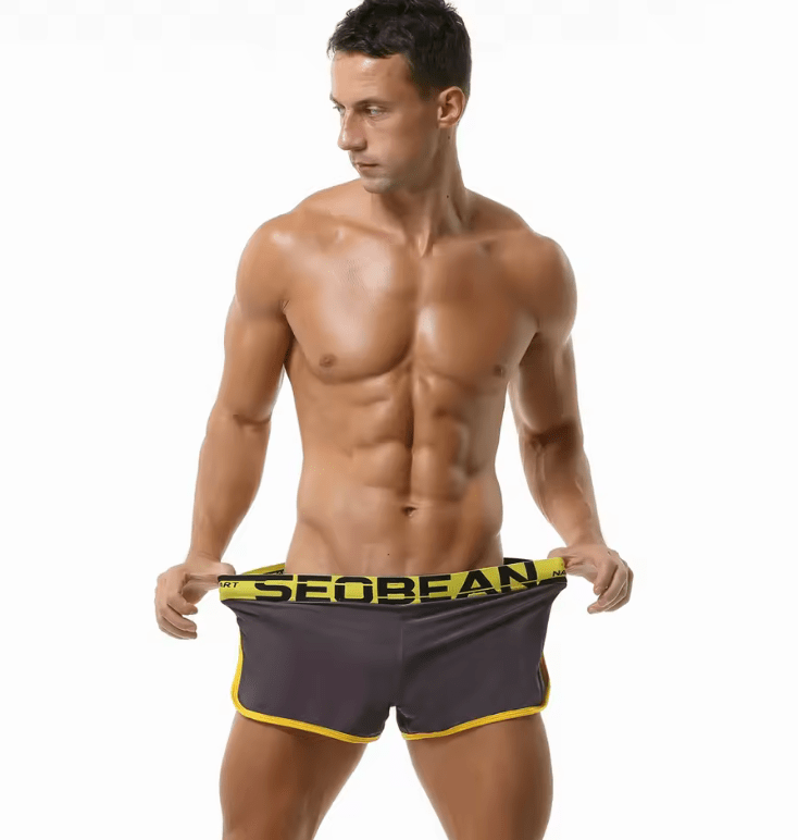 SEOBEAN-LOCK Men’s Lounge Trunks – Summer Lightweight Comfort with Matching Jacket