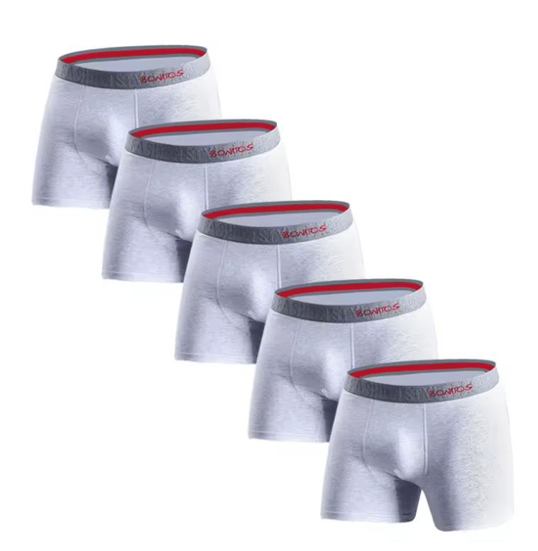 5-Pack Men’s Cotton Boxer Shorts – Sexy Underwear Gift Set for 2025