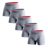 5-Pack Men’s Cotton Boxer Shorts – Sexy Underwear Gift Set for 2025