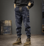 Autumn Winter Men’s Jeans – Trendy Loose-Fit Casual Harem Trousers, Comfortable Long Pants for Work & Everyday