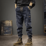 Autumn Winter Men’s Jeans – Trendy Loose-Fit Casual Harem Trousers, Comfortable Long Pants for Work & Everyday