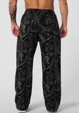 Men’s Jogger Straight Fitness Pants – Trendy Camouflage Wide Leg, Breathable Running Sweatpants, Loose Fit Trousers