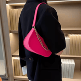 Women’s Retro Fashion Chain Underarm Bag – Spring Casual Crossbody Shoulder Bag, Soft & Trendy Design