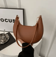 New 2025 Women’s Underarm Bag – Simple Pure Color Single Shoulder Crossbody, Versatile Quality Student Bag