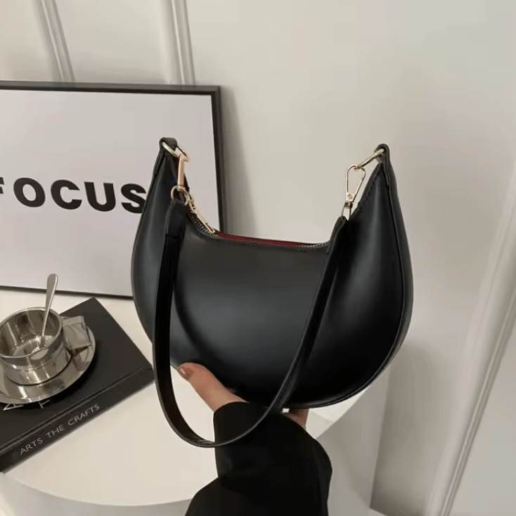 New 2025 Women’s Underarm Bag – Simple Pure Color Single Shoulder Crossbody, Versatile Quality Student Bag