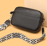 Women’s Trendy Minimalist Crossbody Bag – Top Layer Cowhide Leather, Small Square Single Shoulder Bag