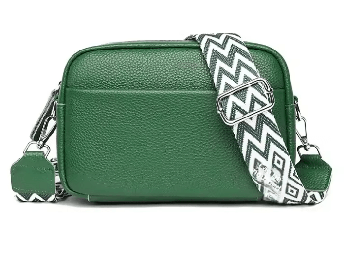 Women’s Trendy Minimalist Crossbody Bag – Top Layer Cowhide Leather, Small Square Single Shoulder Bag
