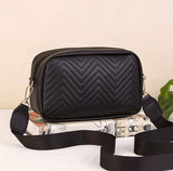 Women’s Minimalist Mini Quilted Crossbody Bag – Trendy PU Shoulder Bag, Casual Handbag & Mobile Phone Wallet