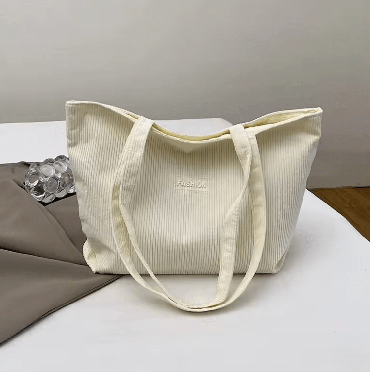 Women’s Trendy Commuter Large-Capacity Shoulder Bag – Casual Chic Square Design with Single Strap & Zipper Closure, Polyester Lined