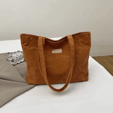 Women’s Trendy Commuter Large-Capacity Shoulder Bag – Casual Chic Square Design with Single Strap & Zipper Closure, Polyester Lined