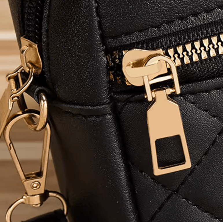 Women’s Fashion PU Crossbody Bag – Textured Large-Capacity Shoulder Bag with Zipper Design for Casual Daily Use