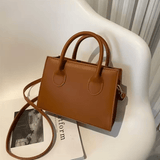 Women’s Minimalist Black Small Square Bag – All-Match Top Handle Purse, Classic Shoulder & Crossbody Handbag for Work