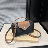 2025 Women’s Minimalist Bucket Boston Bag – Cotton Canvas Crossbody Purse with Large Top Zip Closure & Laptop Sleeve