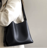 Women’s Small Niche Bucket Bag – Large-Capacity Daily Commuting Tote, Single Shoulder & Crossbody Design