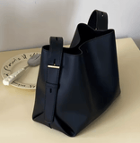 Women’s Small Niche Bucket Bag – Large-Capacity Daily Commuting Tote, Single Shoulder & Crossbody Design