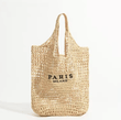 Women’s Luxury Plaited Raffia Straw Bag – Large-Capacity Hollow Tote Handbag, Summer Beach & Vacation Shoulder Bag