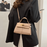 Women’s Trendy Designer Kelly Bag 2025 – New Trapezoidal Fashion Handbag, Small Shoulder & Crossbody with Phone Pocket, Polyester Lining