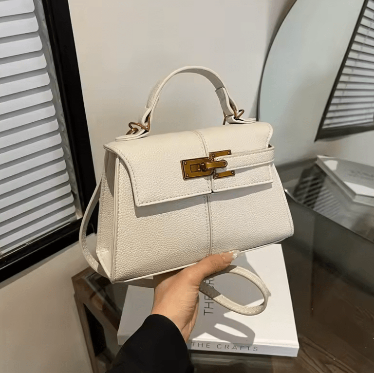 Women’s Trendy Designer Kelly Bag 2025 – New Trapezoidal Fashion Handbag, Small Shoulder & Crossbody with Phone Pocket, Polyester Lining