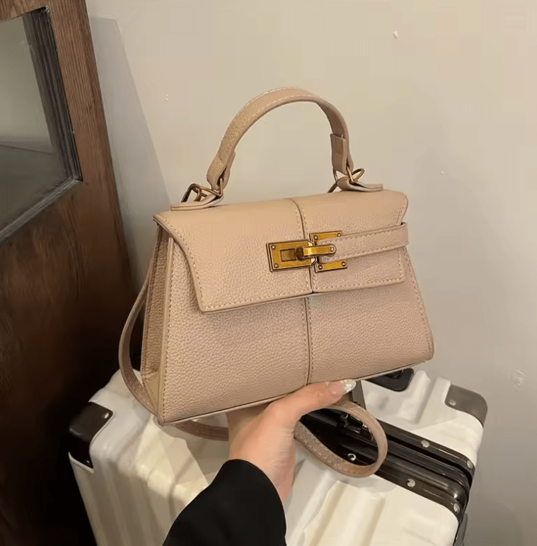 Women’s Trendy Designer Kelly Bag 2025 – New Trapezoidal Fashion Handbag, Small Shoulder & Crossbody with Phone Pocket, Polyester Lining