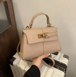 Women’s Trendy Designer Kelly Bag 2025 – New Trapezoidal Fashion Handbag, Small Shoulder & Crossbody with Phone Pocket, Polyester Lining
