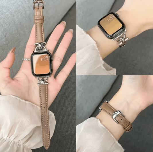 Women’s Leather Loop Apple Watch Band – Elegant Strap for Apple Watch Ultra & Series Models