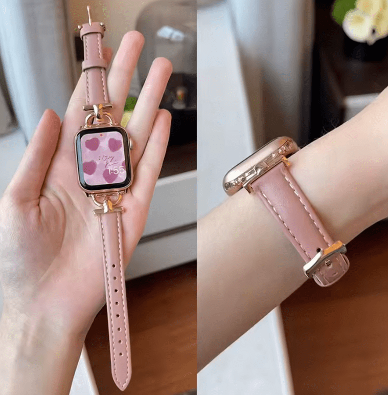 Women’s Leather Loop Apple Watch Band – Elegant Strap for Apple Watch Ultra & Series Models
