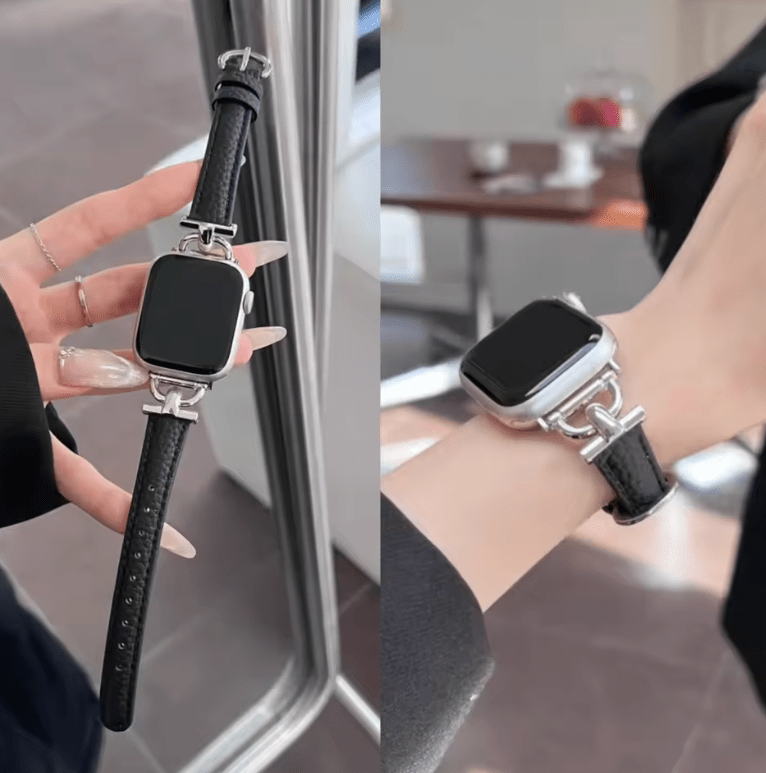 Women’s Leather Loop Apple Watch Band – Elegant Strap for Apple Watch Ultra & Series Models