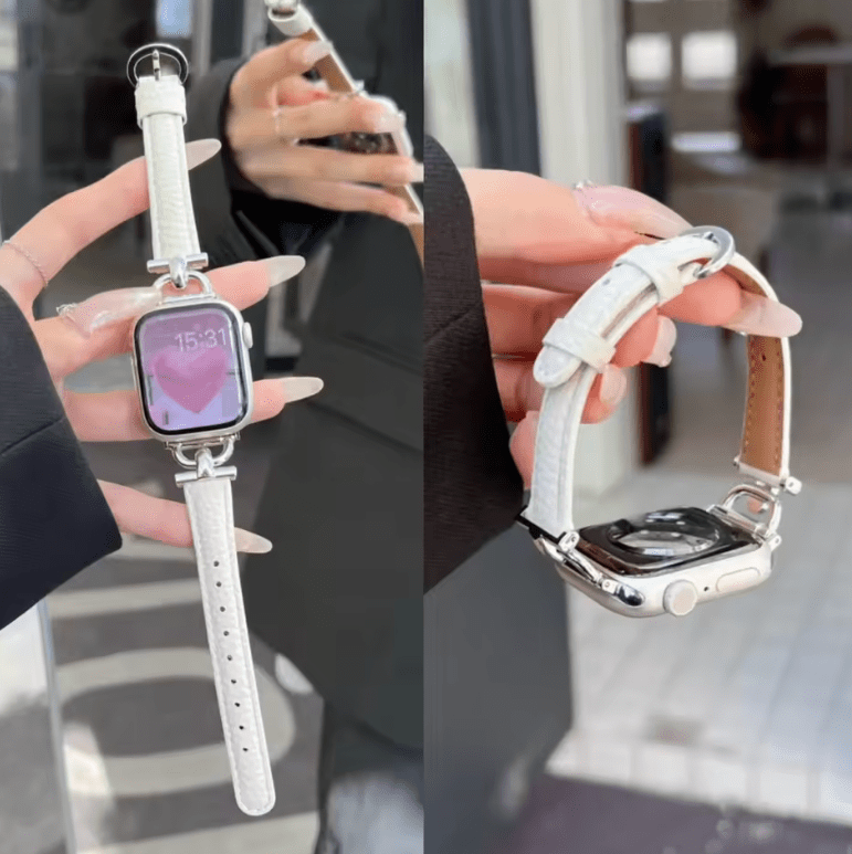 Women’s Leather Loop Apple Watch Band – Elegant Strap for Apple Watch Ultra & Series Models