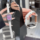 Women’s Leather Loop Apple Watch Band – Elegant Strap for Apple Watch Ultra & Series Models