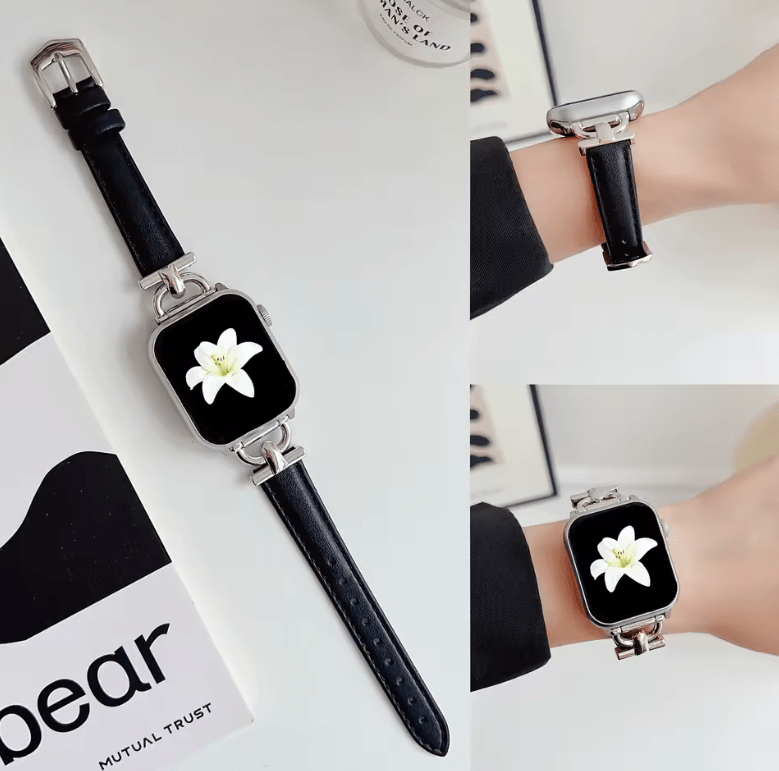 Women’s Leather Loop Apple Watch Band – Elegant Strap for Apple Watch Ultra & Series Models