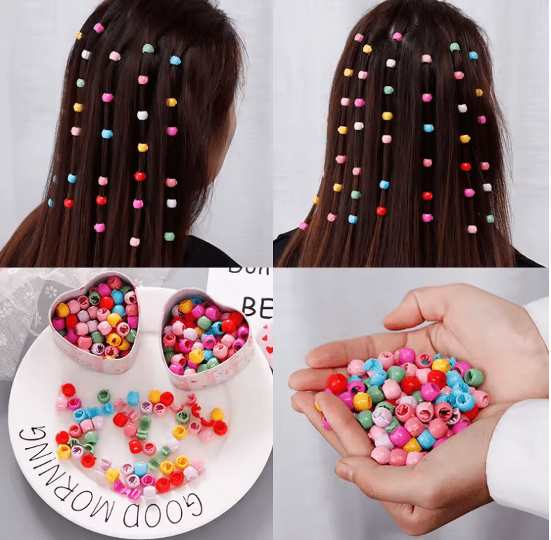 100Pcs Colorful Small Girls Hair Clips Cute Flower Star Hair Claws Styling Hair Braid Hairpins Kids Hair Accessories Headwear