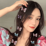 5PCS New Cute Princess Mesh Double-layer Butterfly Lovely Girls Hairpins Children Headwear Hairgrip Hair Clips Hair Accessories