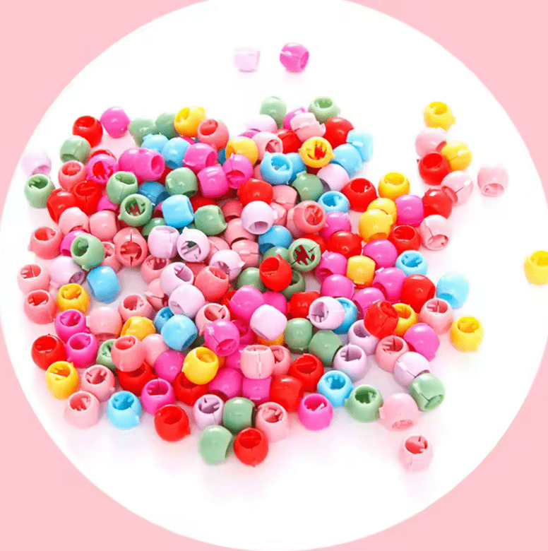 100Pcs Colorful Small Girls Hair Clips Cute Flower Star Hair Claws Styling Hair Braid Hairpins Kids Hair Accessories Headwear