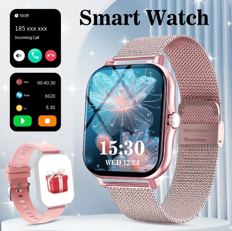 Smart watch wireless calling/dial Sport mode calling reminder and rejection fitness monitoring for iPhone/Andriod