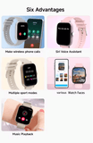 Smart watch wireless calling/dial Sport mode calling reminder and rejection fitness monitoring for iPhone/Andriod