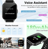 Smart watch wireless calling/dial Sport mode calling reminder and rejection fitness monitoring for iPhone/Andriod