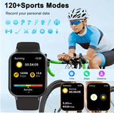 Smartwatch, custom wallpaper, call/message alerts, wireless calling, unisex sports watch, for Android and iPhone