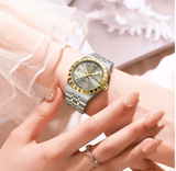 POEDAGAR Luxury Original Ladies Watch Luminous Waterproof Week Date Woman Wristwatch Stainless Steel Women Quartz Watches Female
