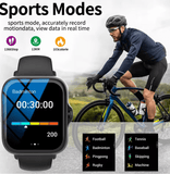 Smart watch with full touch screen, call, message reminder, music control and other functions, compatible with iPhone/android mo