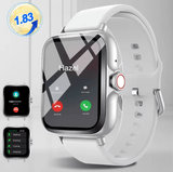 Smart watch with full touch screen, call, message reminder, music control and other functions, compatible with iPhone/android mo