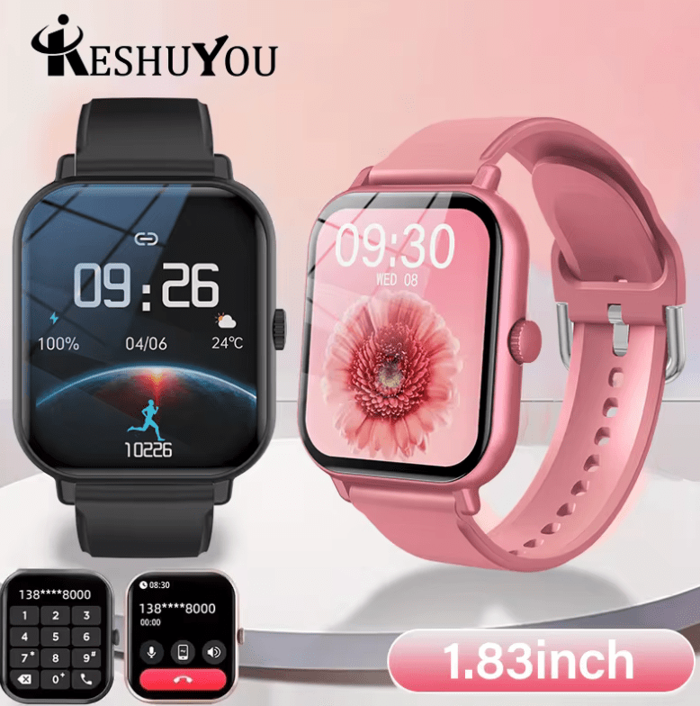 Smart watch, for men and women, wireless calling, fitness tracker, 2.01 inch screen, sports smart watch