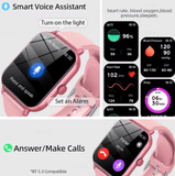 Smart watch, for men and women, wireless calling, fitness tracker, 2.01 inch screen, sports smart watch
