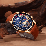 Men’s 2-Piece Calendar Watch Set – Business Casual Brown
